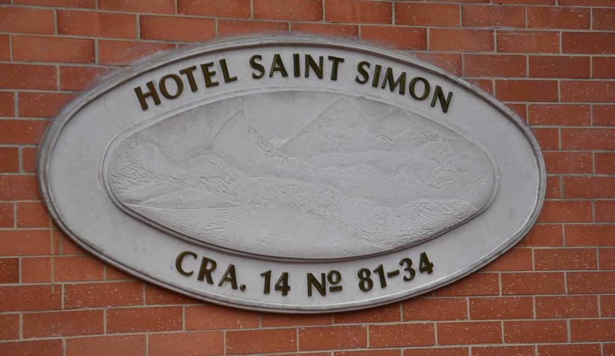 Entrance Saint Simon Hotel Bogotá